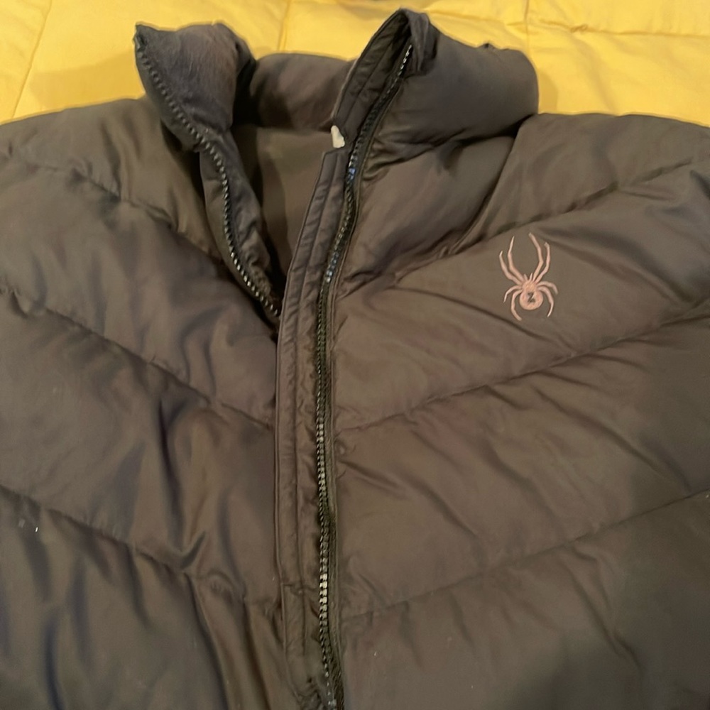 Spyder puffer vest in black size M